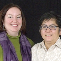 A photo of Rose Griego and Kim Kiel