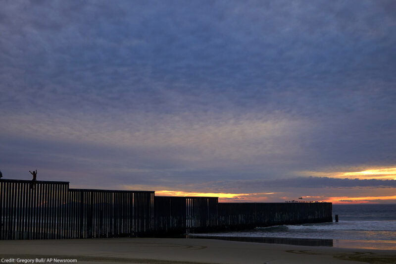 The U.S.-Mexico border.