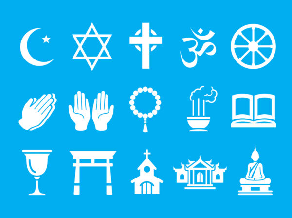 Multi-faith symbols 