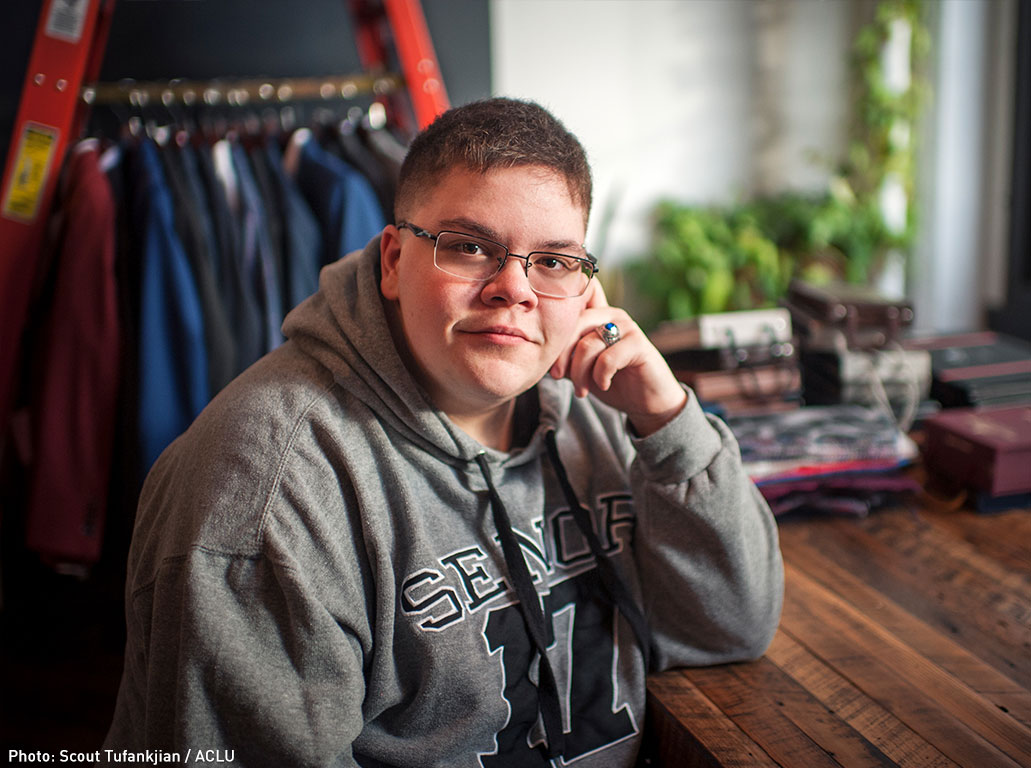 Image of the social justice leader Gavin Grimm