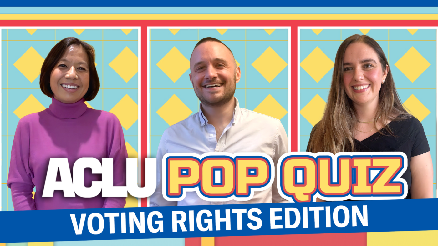 Via the ACLU: We Quizzed ACLU Experts on Voting Rights. Can You Beat Them?