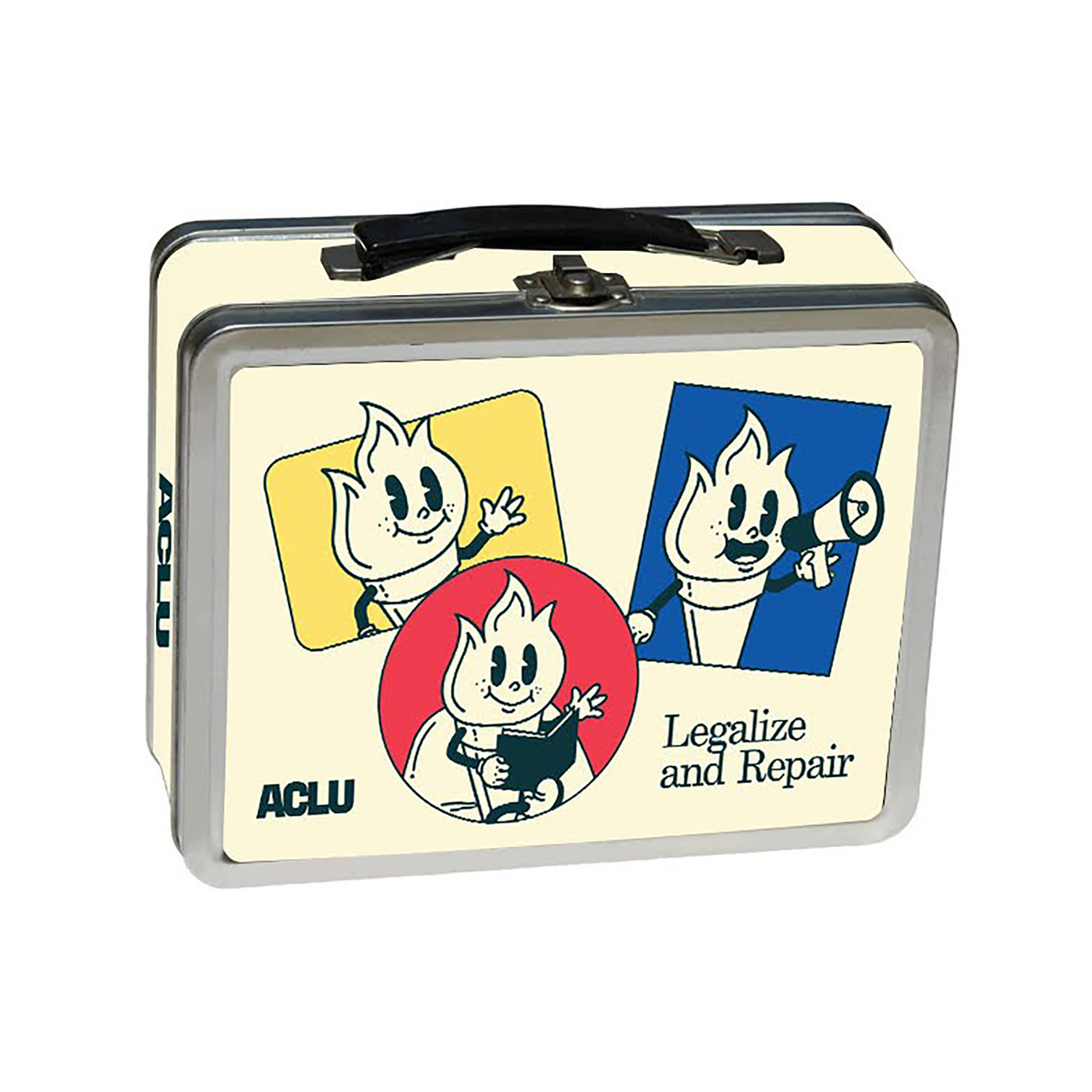 A picture of the Legalize And Repair Lunchbox from the ACLU store.