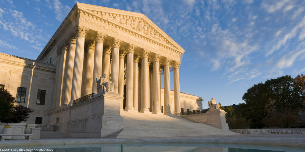 A photo of the U.S. Supreme Court.